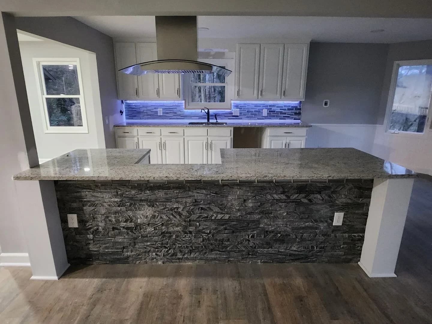 Residential builds project by CTech Construction — on-site work